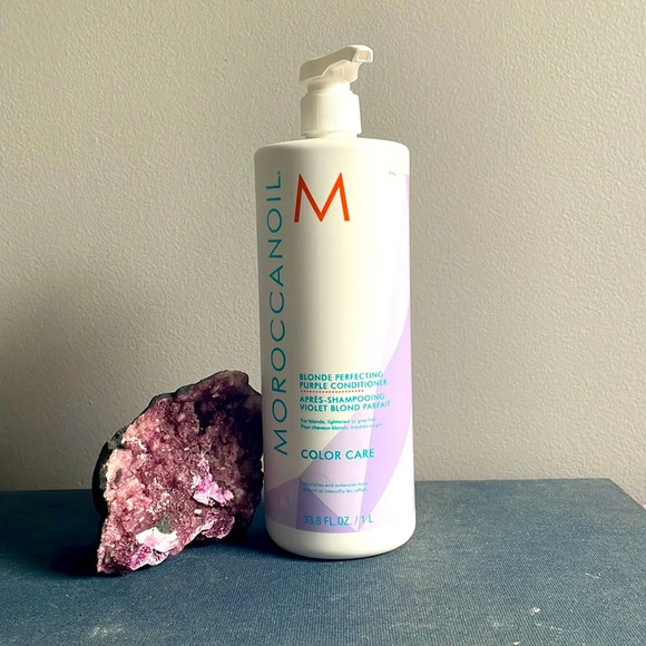 New Moroccanoil Blonde Perfecting Conditioner 1L - Picture 1 of 3